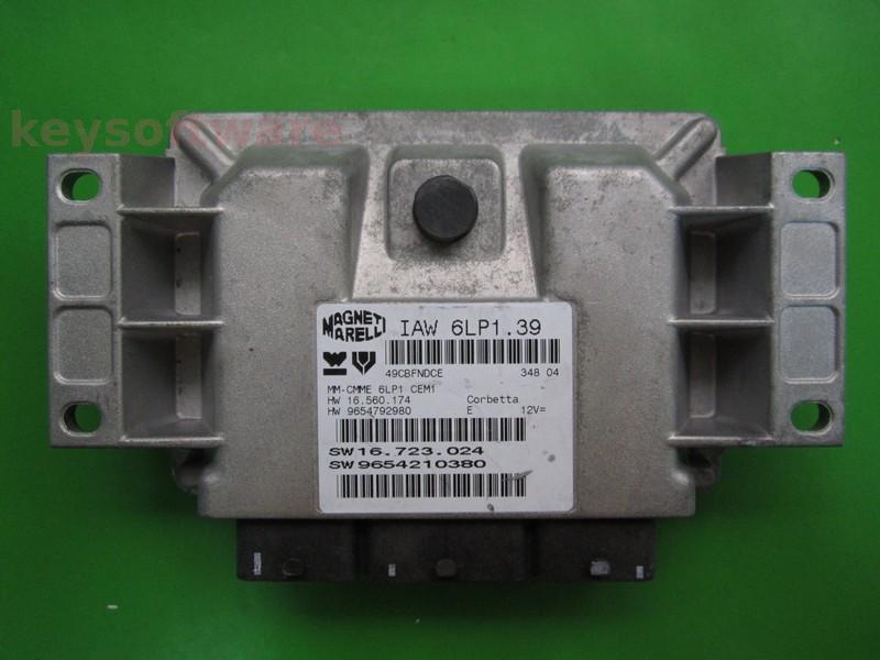 ECU Peugeot 307 2.0 9654210380 IAW 6LP1.39 {