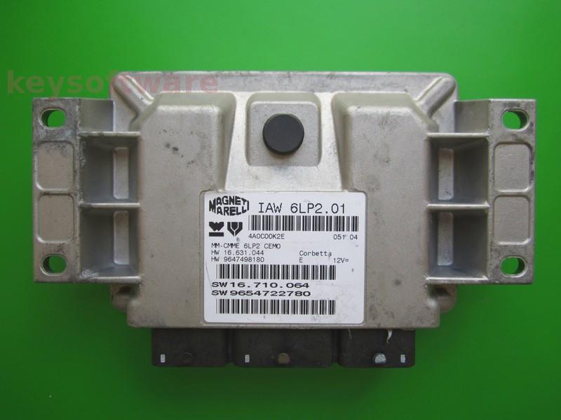 ECU Peugeot 307 1.4 9654722780 IAW 6LP2.01