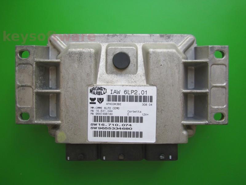 ECU Peugeot 307 1.4 9655334680 IAW 6LP2.01
