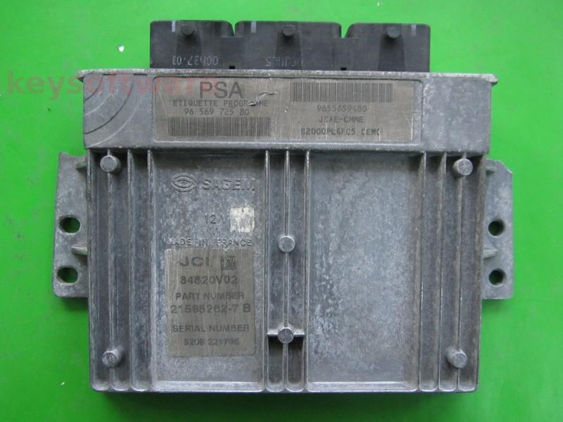 ECU Peugeot 206 1.4 9656972580 21585262 S2000