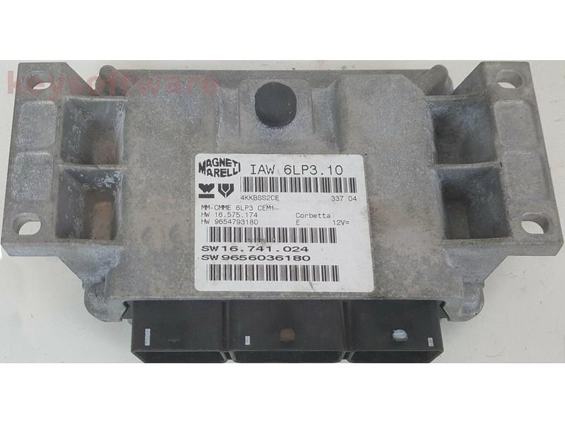 ECU Peugeot 407 2.2 9656036380 IAW 6LP3.11 {