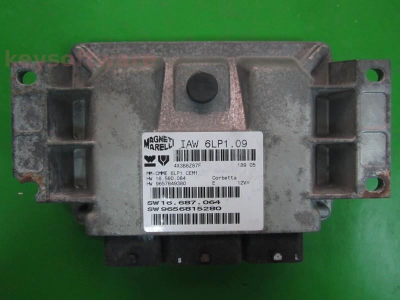 ECU Peugeot 206 2.0 9656815280 IAW 6LP1.09