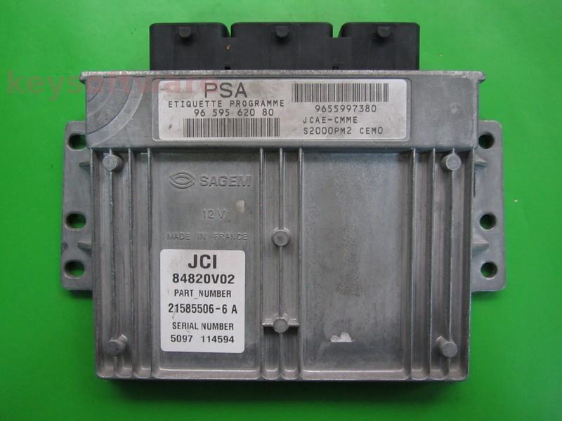 ECU Peugeot 407 1.8 9659562080 21585506 S2000PM2