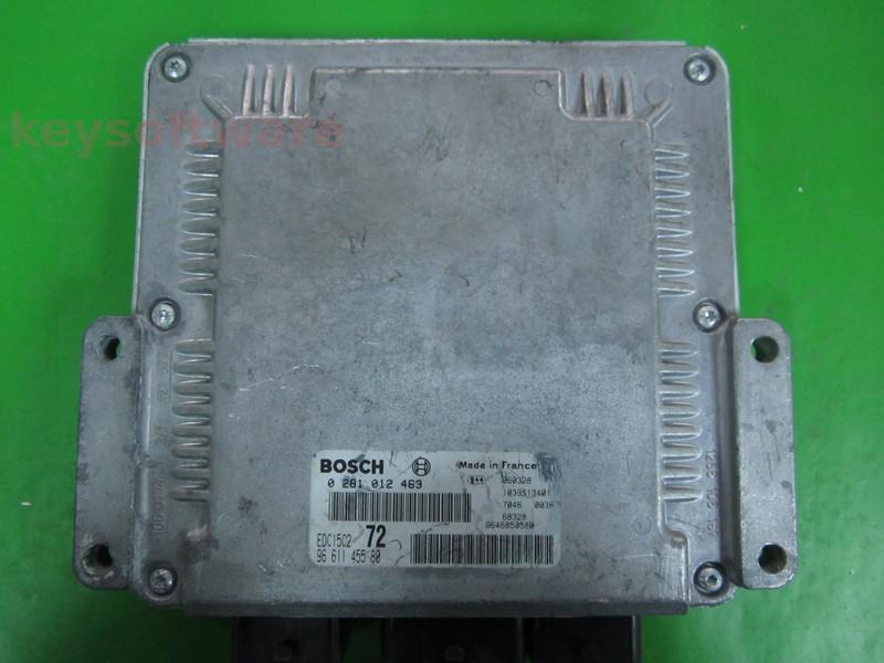 ECU Peugeot 807 2.0HDI 9661145580 0281012463 EDC15C2