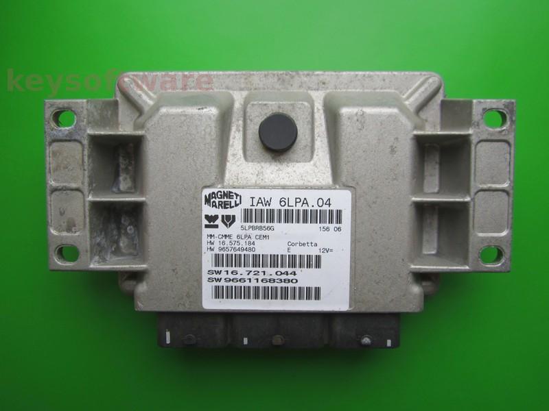 ECU Peugeot 307 2.0 9661168380 IAW 6LPA.04