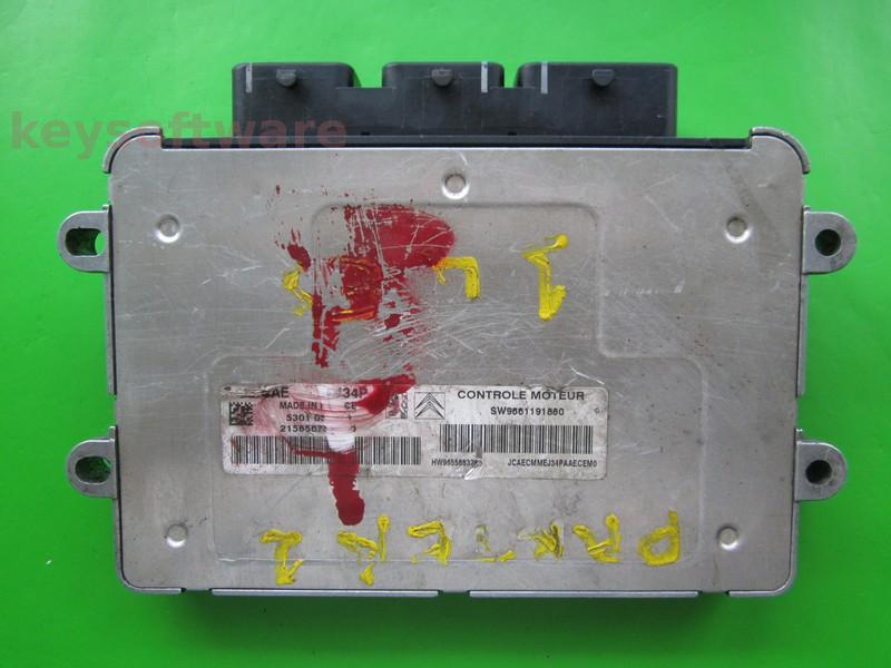 ECU Peugeot Partner 1.4 9661191880 21585675 J34P