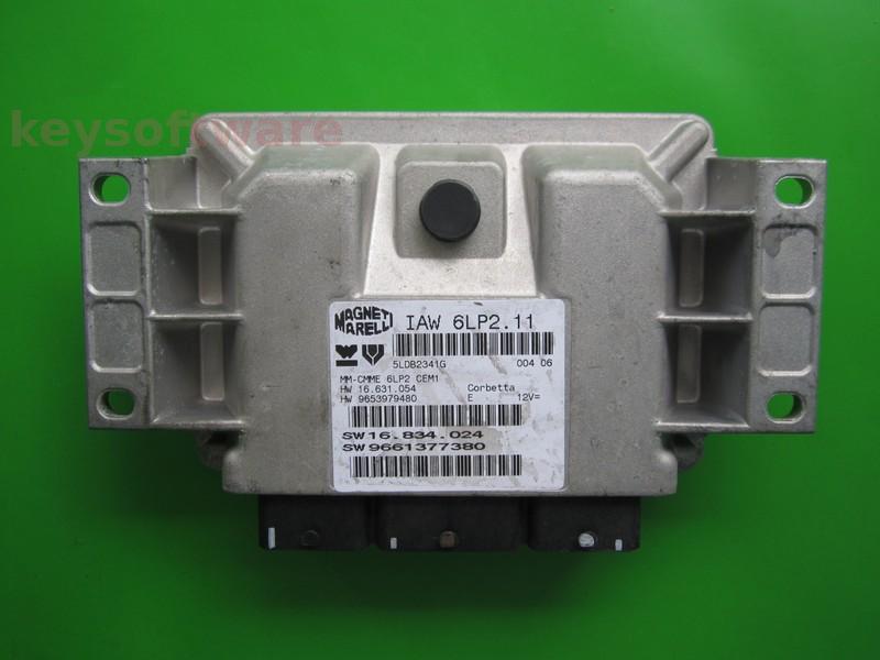 ECU Peugeot 1007 1.4 9661377380 IAW 6LP2.11 {