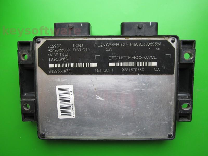 ECU Peugeot Partner 1.9D 9661879380 9650359580 DCN2
