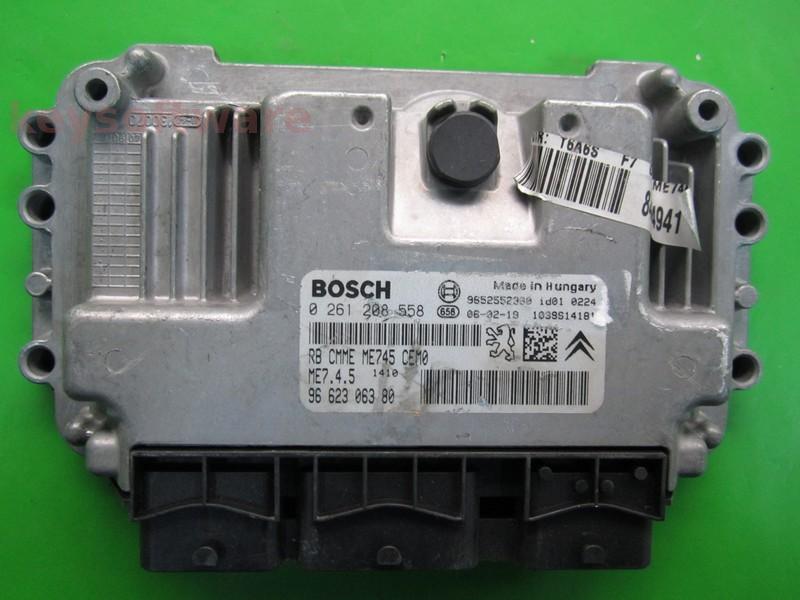 ECU Peugeot 307 1.6 9662306380 0261208558 ME7.4.5
