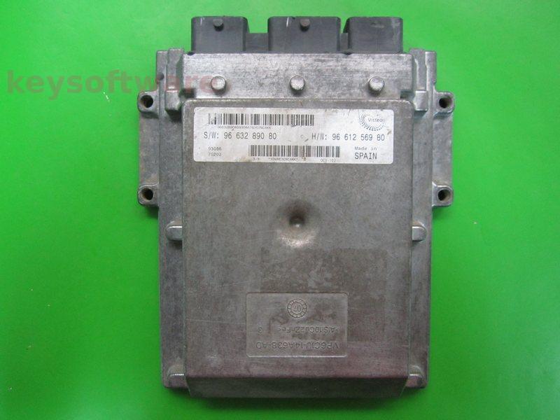 ECU Peugeot Boxer 2.2HDI 9663289080 DCU-102