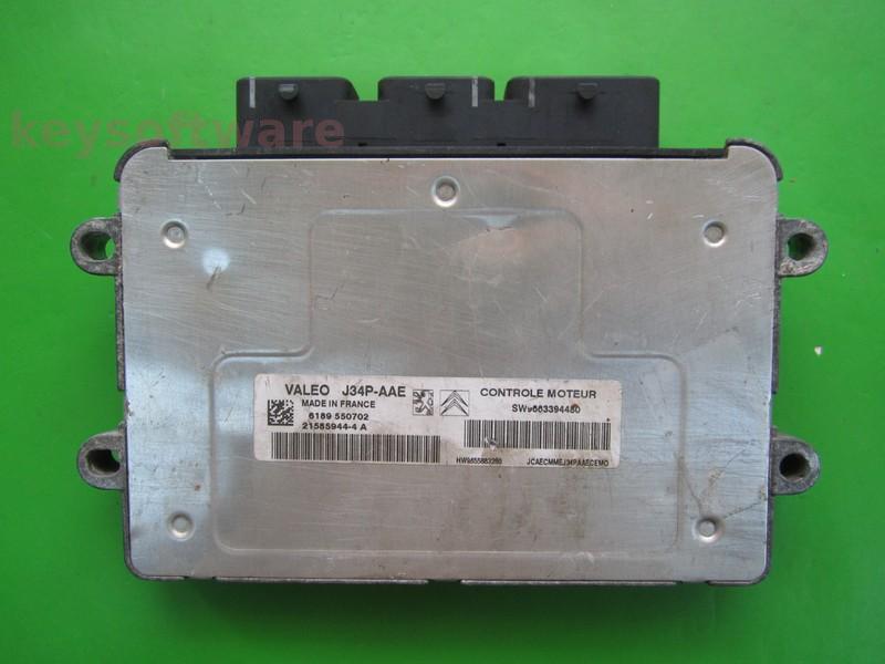 ECU Peugeot 206 1.4 9663394480 21585944 J34P-AAE }