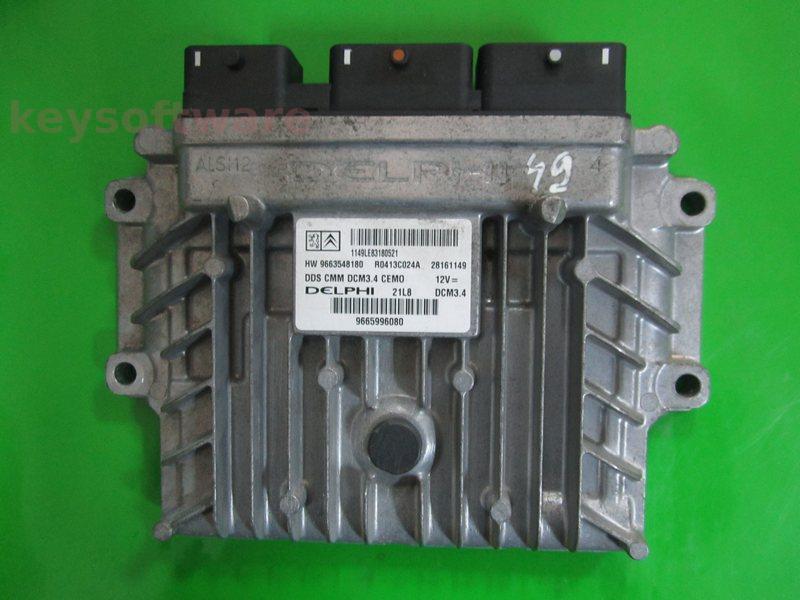 ECU Peugeot 308 2.0HDI 9665996080 28161149 DCM3.4