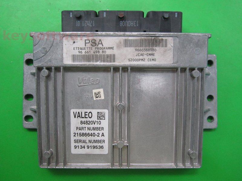 ECU Peugeot 206 1.4 9666149880 21586640 S2000PM2
