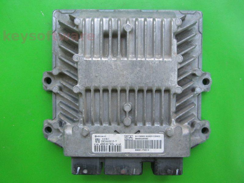 ECU Peugeot 107 1.4HDI 9666526480 5WS40691C-T SID805