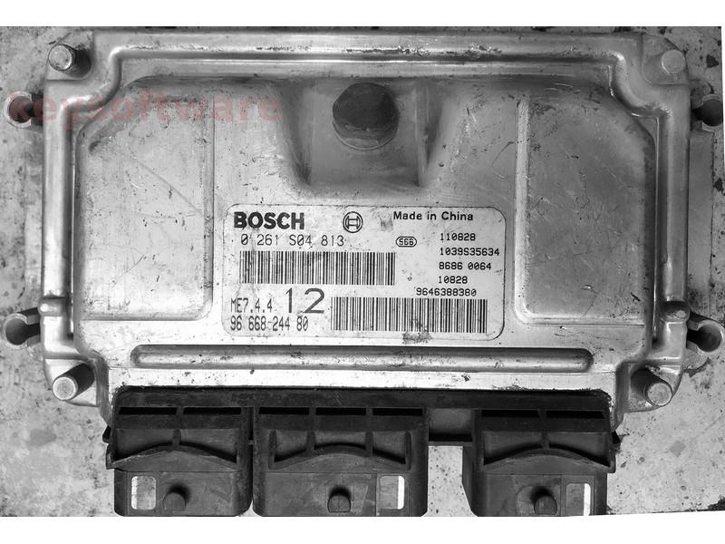 ECU Citroen C3 1.6 9666824480 0261S04813 ME7.4.4 {