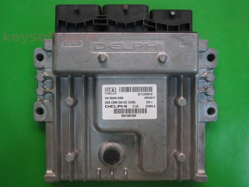 ECU Peugeot 807 2.0HDI 9667082380 28252917 DCM3.5 }