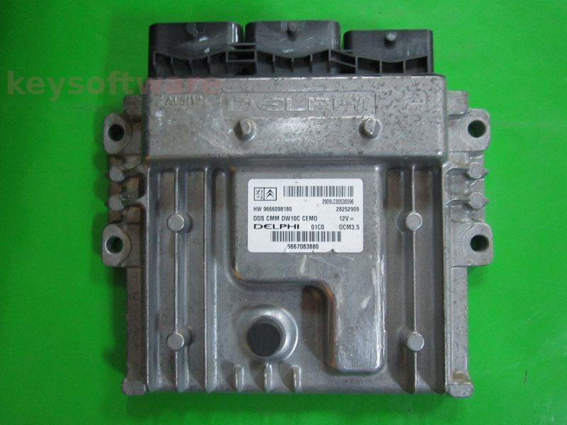 ECU Peugeot 3008 2.0HDI 9667083880 28252909 DCM3.5
