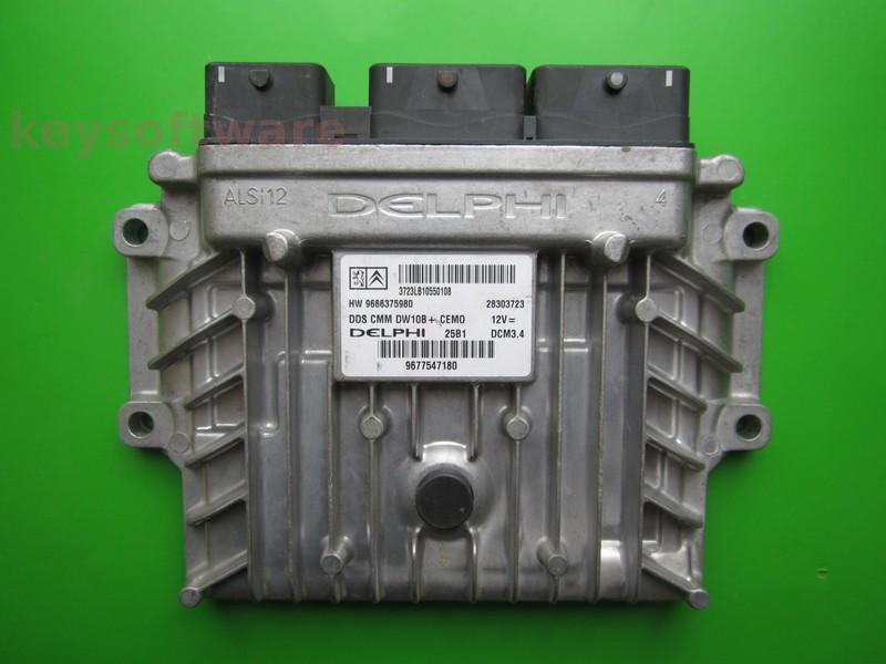 ECU Peugeot 508 2.0HDI 9677547180 28303723 DCM3.4 {