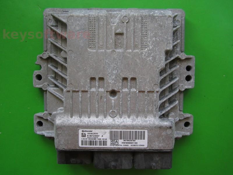 ECU Peugeot 508 1.6HDI 9678628780 S180123007A SID807EVO}