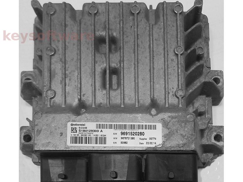 ECU Peugeot Boxer 2.2HDI 9691520280 S180129303A SID208 {