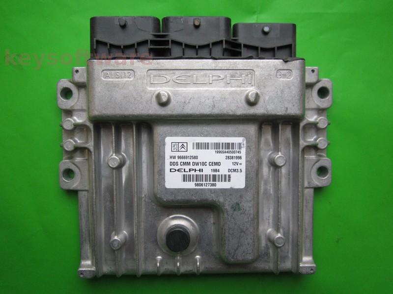 ECU Peugeot 508 2.0HDI 9806127380 28381996 DCM3.5