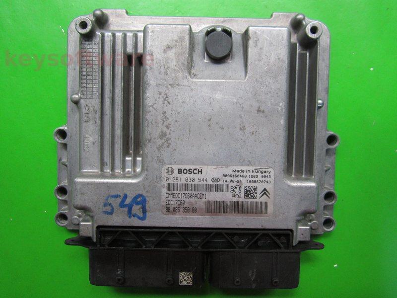 ECU Peugeot 308 1.6HDI 980853588 0281030544 EDC17C60