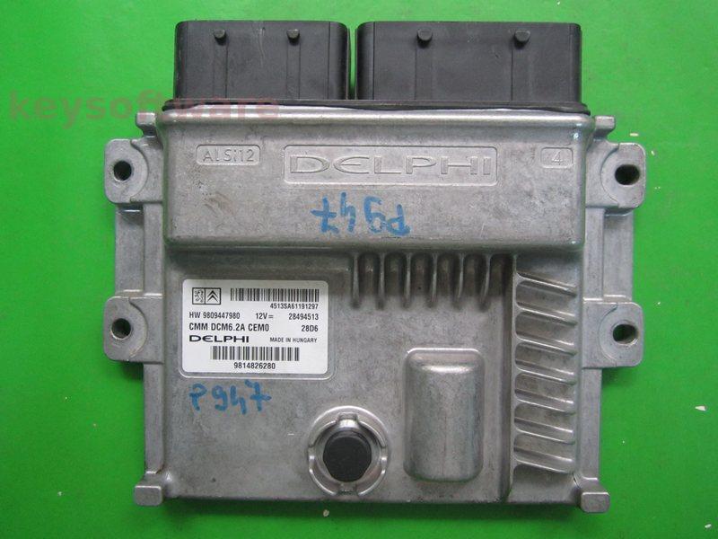 ECU Peugeot 508 2.0HDI 9809447980 28494513 DCM6.2A