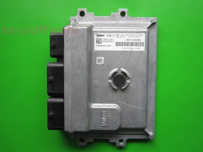 ECU Peugeot 208 1.2 9811545080 V29059263A V46.11
