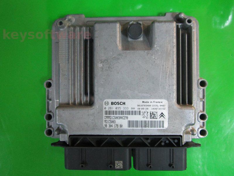 ECU Peugeot Expert 1.5HDI 9830417980 0281035333 MD1CS003
