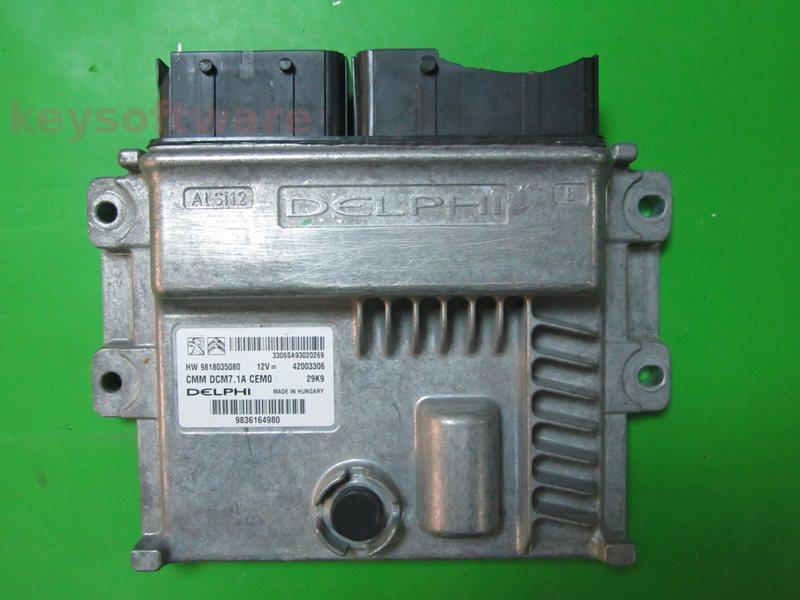 ECU Peugeot Expert 2.0HDI 9836164980 42003306 DCM7.1A