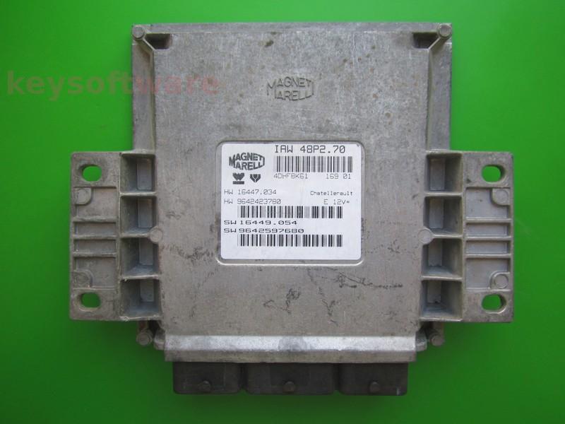 ECU Peugeot 206 1.1 9642597680 IAW 48P2.70