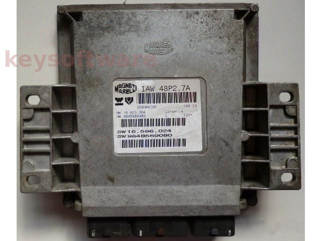 ECU Peugeot 206 1.1 9648569080 IAW 48P2.7A {