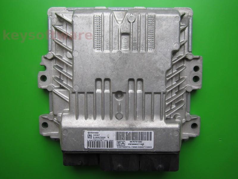 ECU Peugeot 508 1.6HDI 9676761080 S180075002K SID807