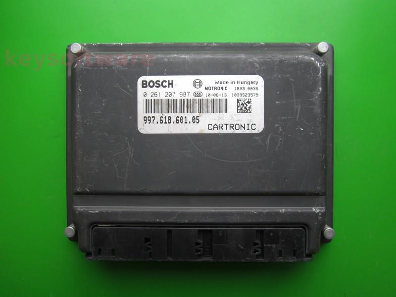ECU Porsche Cayman 3.4 99761860105 0261207987 ME7.8