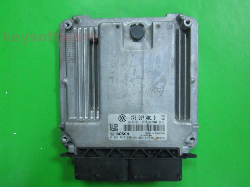 ECU Porsche Cayenne 3.0TDI 7P5907401D 0281017906 EDC17CP44 H41