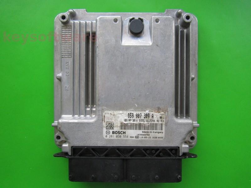 ECU Porsche Macan 3.0TDI 059907309A 0281030554 EDC17CP44 H14