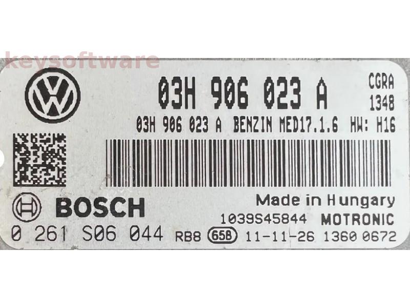 ECU Porsche Cayenne 3.6 03H906023A 0261S06044 MED17.1.6 CGRA H16