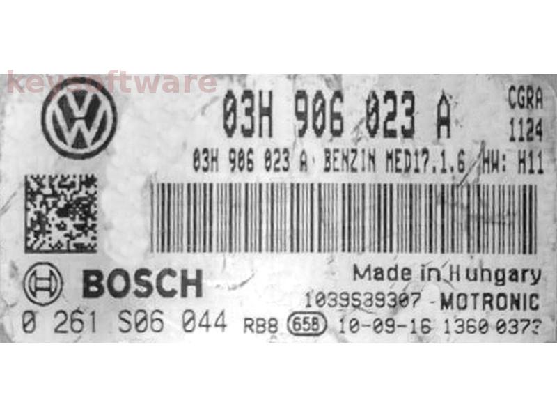 ECU Porsche Cayenne 3.6 03H906023A 0261S06044 MED17.1.6 CGRA H11