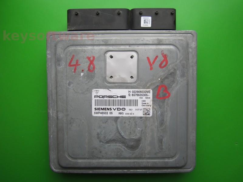ECU Porsche Cayenne 4.8 022906032ME 5WP46503 EMS SDI4 H04