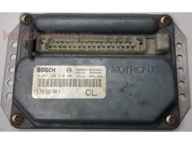 ECU Renault Clio 1.6 7702227033 0261204510 MA1.7 {