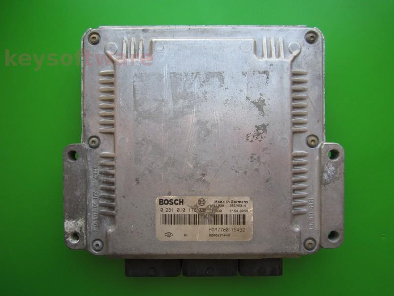 ECU Renault Espace 2.2DCI 8200095449 0281010178 EDC15C3