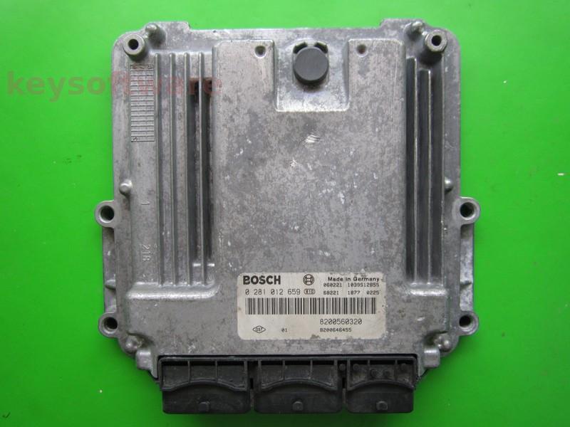 ECU Renault Espace 2.0DCI 8200646455 0281012659 EDC16CP33 }
