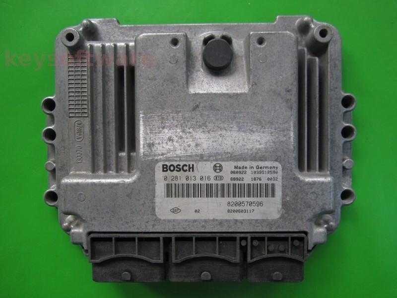 ECU Renault Espace 2.2DCI 8200603117 0281013016 EDC16C36 }