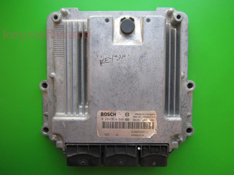 ECU Renault Trafic 2.0DCI 8200823728 0281014648 EDC16CP33 {+