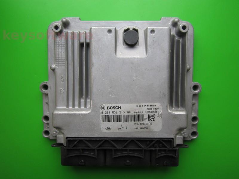 ECU Renault Clio 1.5DCI 237106635R 0281032215 EDC17C84