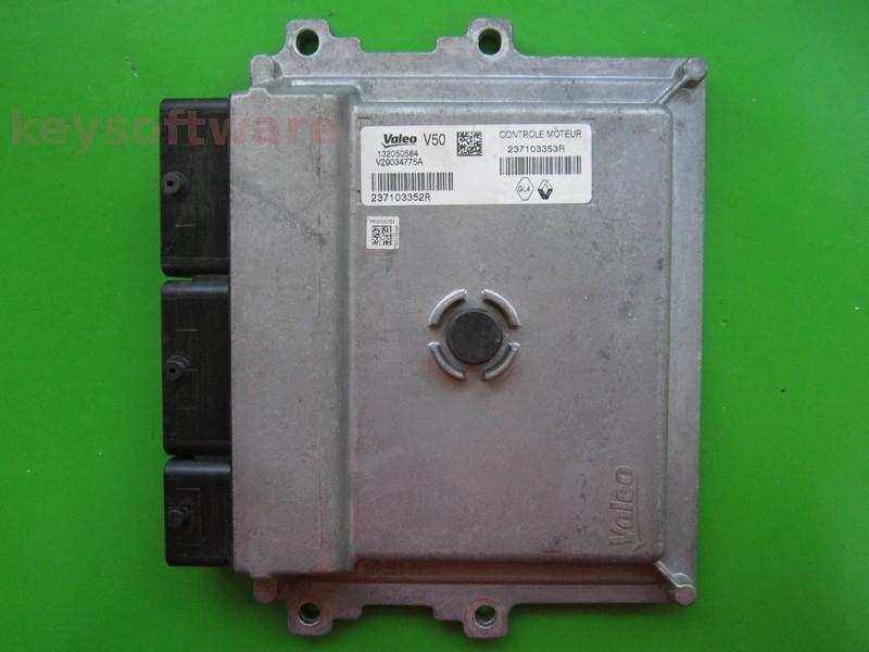 ECU Renault Clio 0.9 237103353R V29034775A V50