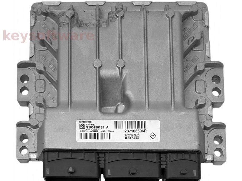 ECU Renault Captur 1.2 237103606R S180158135A EMS3150