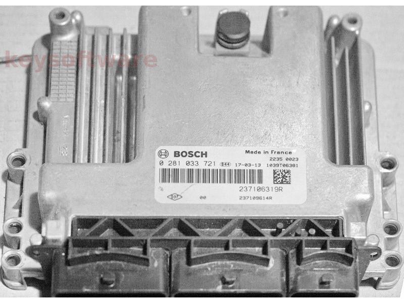 ECU Renault Clio 1.5DCI 237109614R 0281033721 EDC17C84 {
