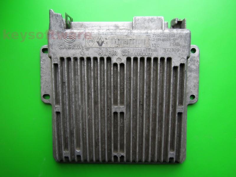 ECU Renault Clio 1.2 7700107708 HOM7700868295 SAFIR 55p VIRGIN