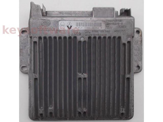 ECU Renault Clio 1.2 7700108452 HOM7700105560 SAFIR 35p {